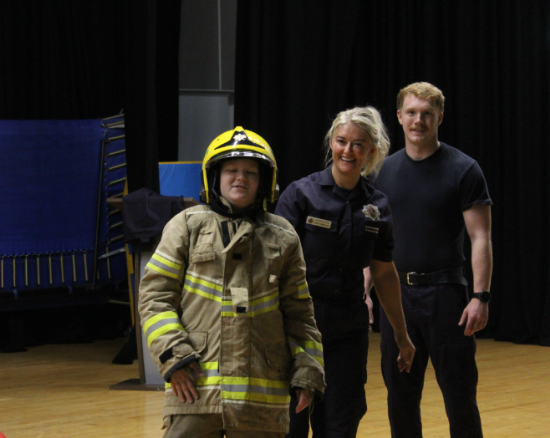 Greater Manchester Fire Service Visit New Bridge School Holiday Club